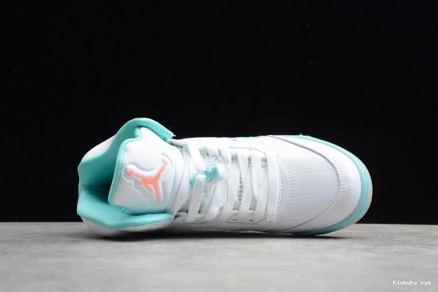 5 Jordan GS Aqua Light 440892-100 Air 0813